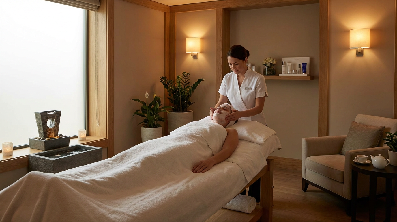 エステサロン向け予約管理システム画面 - コース管理、施術効果記録、ビフォーアフター写真